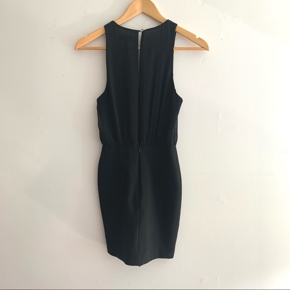 Bec & Bridge Black Sleeveless Wrap Mini Dress - Picture 7 of 8